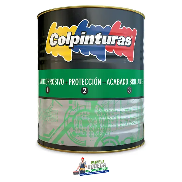 Anticorrosivo Acabado Negro Gl Colpinturas