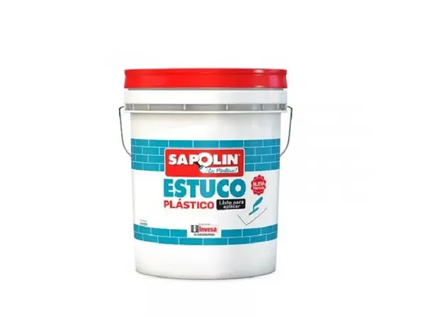 Estuco Plastico Exterior 6kl Sapolin